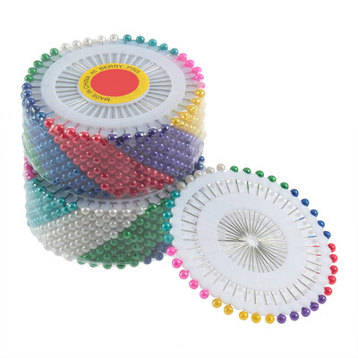 

480pcs Multi Colour Round-Head Faux Pearl Decorating Pin Dressmaking Pin