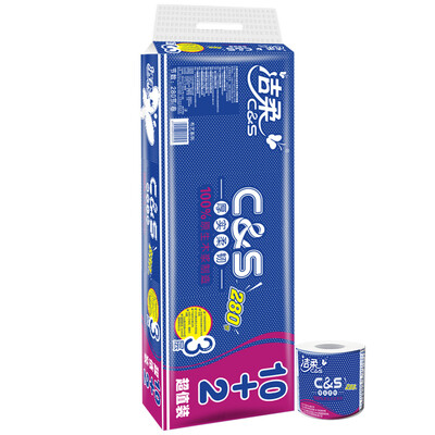 

Cleansing (C & S) rolls of paper times fold soft 3 layers of 280 knot toilet paper * 12 rolls (cloth dot series thick and flexible)