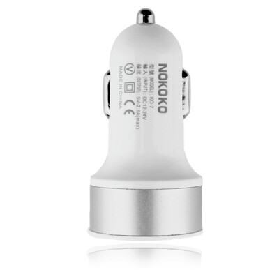 

Адаптер питания Mini Dual 2-портовый USB Автомобильное зарядное устройство для сотового телефона Tablet Новый
