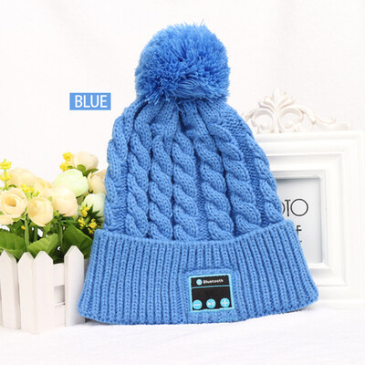 

WISHCLUB Wireless Bluetooth Multifunctional Music Hat Winter Ladies' Knit Cap