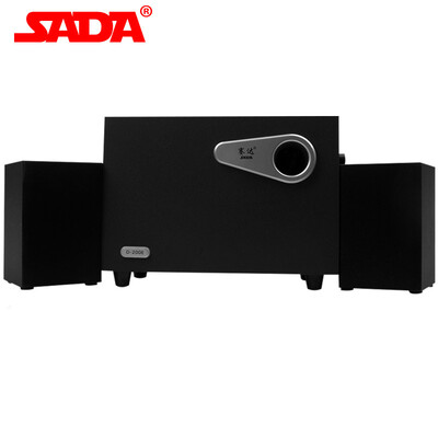 

SADAD-200E laptop desktop multimedia USB small speaker wooden 2.1 bass gun mini stereo