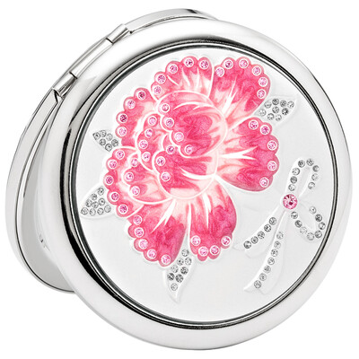 

Mika MECOR Carnation portable makeup mirror birthday gift creative gifts to send girls friends girlfriends mothers&mothers 6800S