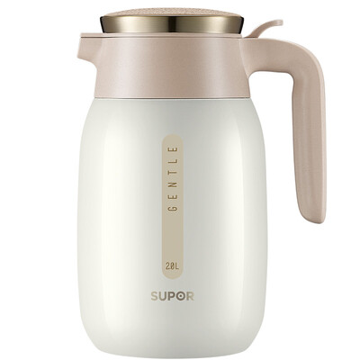 

Jingdong supermarket] Supor supor Stardust stainless steel vacuum insulation pot 2.0L dawn KC20BK1