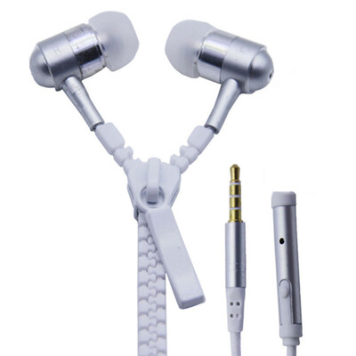 

MyMei New 35mm in-Ear Earphone Earbuds with Mic Zipper Universal Stereo Headphone