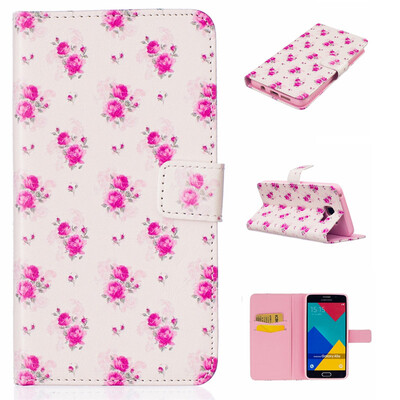 

Little Rose Design PU Leather Flip Cover Wallet Card Holder Case for SAMSUNG GALAXY A5 2016A510