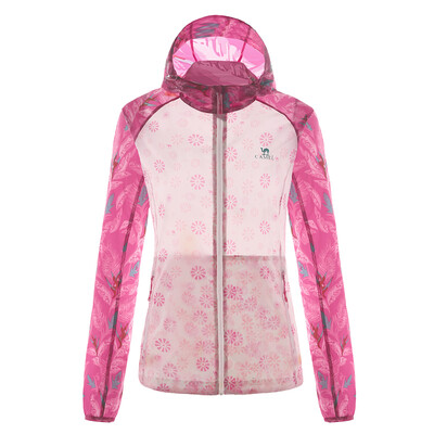 

Camel CAMEL outdoor skin clothing Fan Bingbing with spring and summer thin women windproof skin windbreaker A6S124106 apricot L