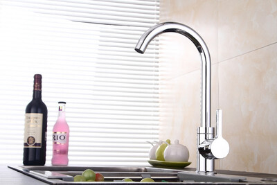 

Single Handle Brass Mixer Tap Waterfall Kitchen Sink Faucet