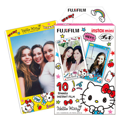 

Fuji (FUJIFILM) INSTAX фотокамера MINI фотобумага (фильм) Акварельная ручка HelloKitty ручная роспись