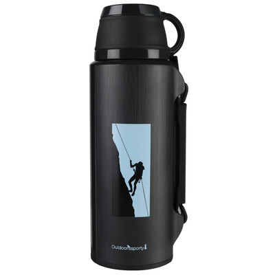 

Luckers (RUNSIER) Q29 Спортивный чайник 1200ML Портативный подгузник для путешествий на открытом воздухе с эластичной ручкой с чашкой для воды