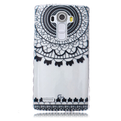 

Black wind chimes Pattern Soft Thin TPU Rubber Silicone Gel Case Cover for LG G5
