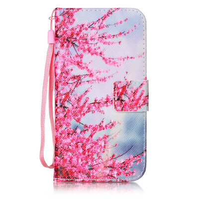 

Plum Blossom Design PU Leather Flip Cover Wallet Card Holder Case for Samsung Galaxy J32016J310