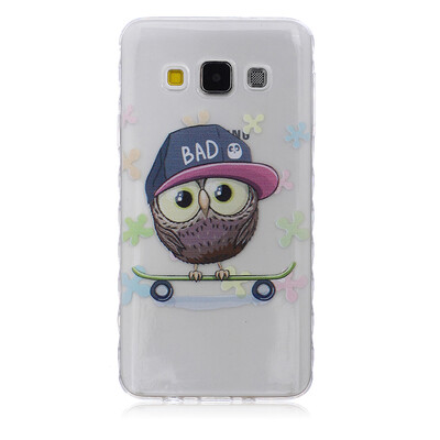 

Сова Pattern Мягкий тонкий ТПУ Резиновая крышка силиконовый гель чехол для SAMSUNG GALAXY A3