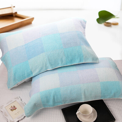 

Montagut Полотенце Домашний текстиль Pure Cotton Paintless Twist Pillow Pillow One Pair 2 Paste Thicker Эффективный мягкий и прочный синий 140 г / Артикул 50 * 80 см /
