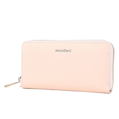 

Марин Nuaolandi (Марино Орланди) небольшой свежий г-жа простой бежевая кожа Wristlet