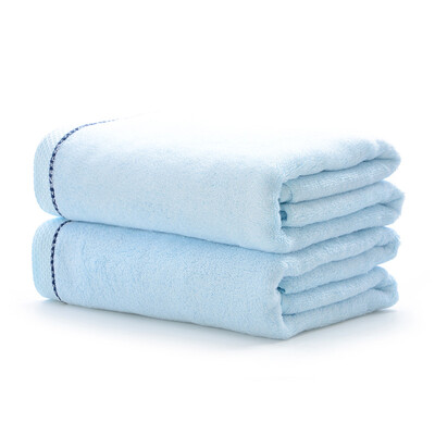 

Bamboo bamboo fiber towel soft&comfortable skin-friendly bamboo charcoal wash towel color side blue section