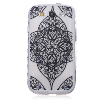 

Black love Pattern Soft Thin TPU Rubber Silicone Gel Case Cover for SAMSUNG GALAXY S3 I9300