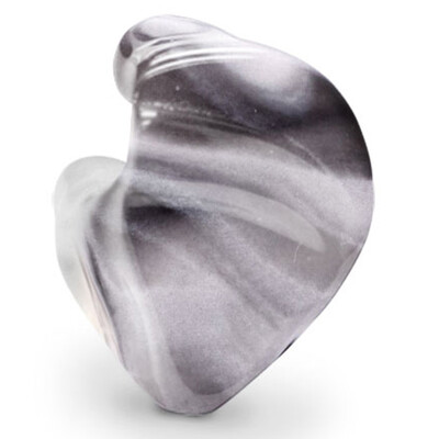 

Westone ES Swirl Whistle Black White Black&White Ear LEFT