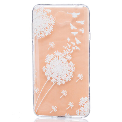 

Eagle Dress girl Pattern Soft Thin TPU Rubber Silicone Gel Case Cover for HUAWEI Y5 II