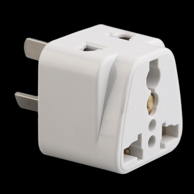 

3 pin Chinese Power Plug Adapter Travel Converter Australia UK USA EU