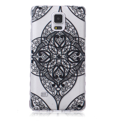 

Черная любовь шаблон Мягкий чехол тонкий ТПУ резиновый силиконовый гель чехол для SAMSUNG GALAXY Note 4