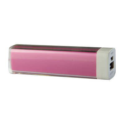

2600mAh Power Bank USB Блок батарей 2.0 Порты USB Литий-полимерный аккумулятор внешний аккумулятор для смартфонов Pink