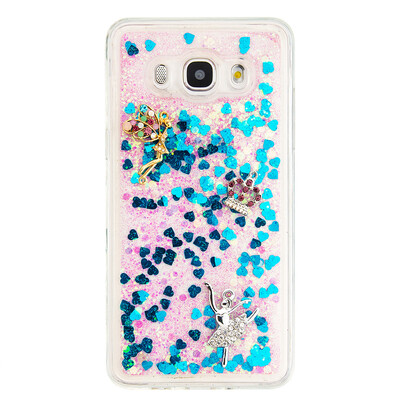 

Dynamic Quicksand Glitter Liquid Soft TPU Case Cover For SAMSUNG J510