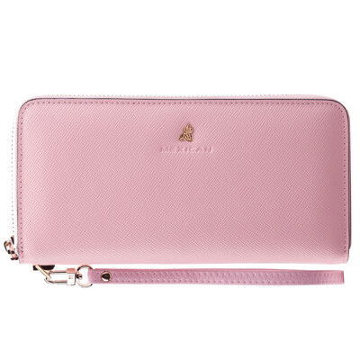

Scarecrow MEXICAN Women&39s wallet zipper handbag Europe&the United States fashion women&39s wallet multi-card hand bag large capacity cowhide wallet MGL40515L-01 pink