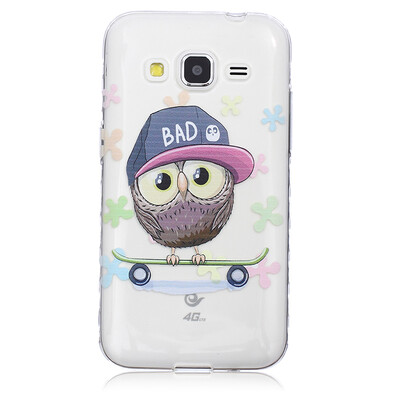 

Owl Pattern Soft Thin TPU Rubber Silicone Gel Case Cover for SAMSUNG GALAXY CORE Prime G360