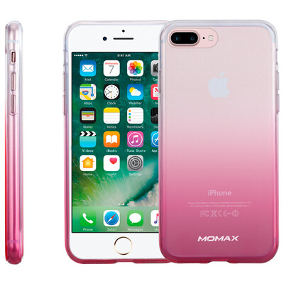 

MOMAX (MOMAX) iPhone7 / 8 плюс оболочка для мобильного телефона Apple 7 / 8plus корпус корпуса для защиты корпуса ТПУ материал все включено борьба мягкая оболочка 5,5-дюймовый градиентный порошок