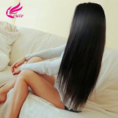 

Human Hair Products with Closure 4 Bundle Brazilian Straight Hair with Closure 8A grade 100 Virgin Human Hair with Lace Closure