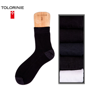 

TOLORINIE business men socks TOLORINIE business men socks silver world silver fiber socks four seasons cotton socks in the socks men socks casual thin section K7482M0011 5 pairs of equipment