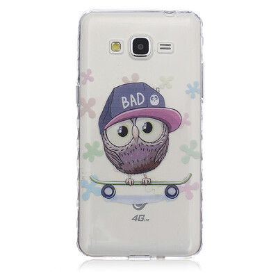 

Owl Pattern Soft Thin TPU Rubber Silicone Gel Case Cover for SAMSUNG GALAXY Grand Prime G530