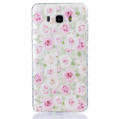 

More roses Pattern Soft Thin TPU Rubber Silicone Gel Case Cover for SAMSUNG Galaxy J7 2016J710