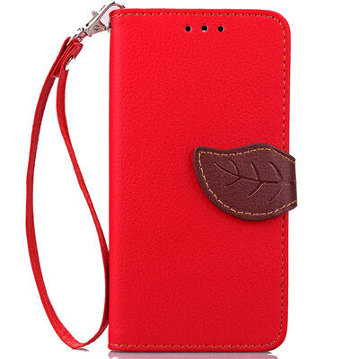 

Red Design PU Leather Flip Cover Wallet Card Holder Case for LG G2 Mini/D620