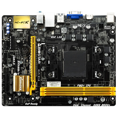 

BIOSTAR Hi-Fi K1-A Motherboard AMD A88 Socket FM2