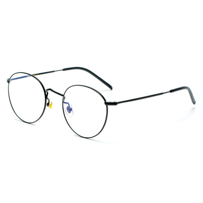 

Wood ninety jm1000060C04 classic art metal round frame glasses frame men and women trend section glasses frame bright gold