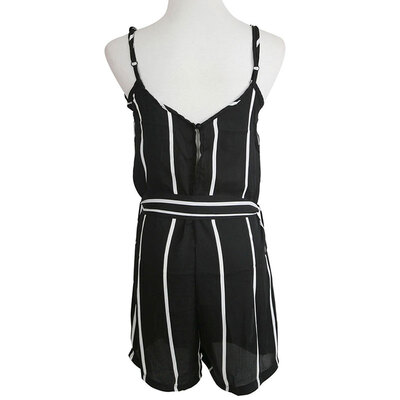 

JNTworld Sexy Ladies Summer Beach Stripe Playsuit Jumpsuit Shorts Romper Strappy Trousers