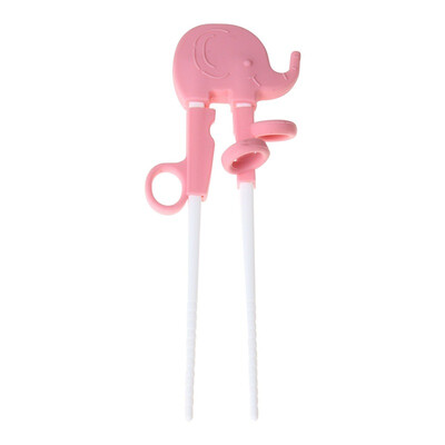 

gb good child children learn chopsticks chopsticks tableware color random J80063