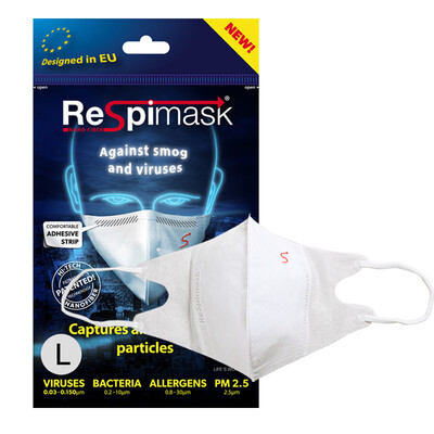 

Respimask nanofiber mask (type C) L Men's 1 light and breathable anti-fog haze PM2.5
