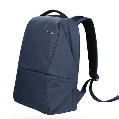 

Mi Xi mixi laptop bag 156 inch business casual shoulder bag male&European fashion portable anti-theft shockproof liner anti-splashing water blue 17 inch M5501