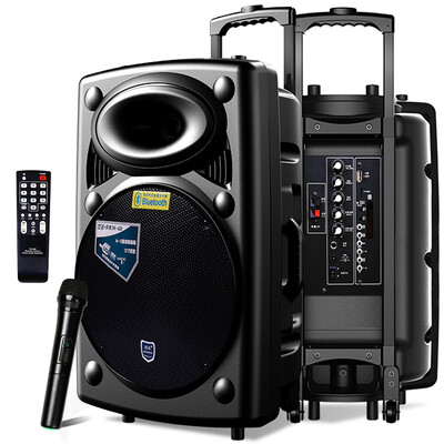 

Двойной Nuo Simeon SN-608 12-дюймовый мобильный рычажный динамик наружный квадратный танец аудио портативный высокопроизводительный Bluetooth-карта громкоговоритель спикер-палочка одиночная пшеница