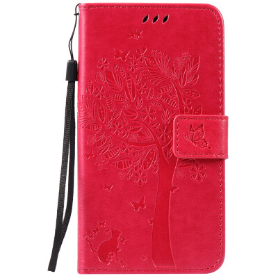 

Rose Tree Design PU Leather Flip Cover Wallet Card Holder Case for HUAWEI MATE