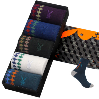 

PLAYBOY Men Mid- Cut Cotton Socks