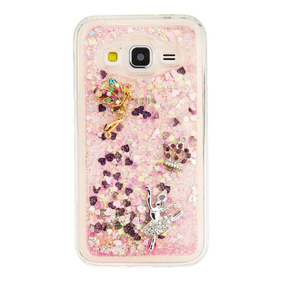 

Динамический Quicksand Блеск наливные Мягкая ТПУ чехол для SAMSUNG G360
