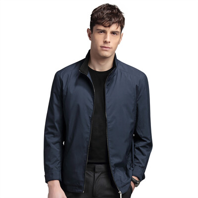 

Red beans Hodo jacket male business casual simple solid button buckle cuffs men jacket jacket green 165 / 84A