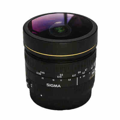 

Sigma (SIGMA) 8 мм F3.5 EX DG FISHEYE Полноформатный широкоугольный объектив с фиксированным фокусом Круглый объектив с оптическим прицелом Fisheye (капот Canon)