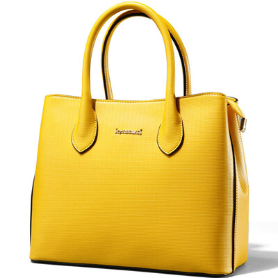 

Seven wolves SEPTWOLVES handbags simple color ladies handbags purses shoulder bag simple commuter fashion leisure fashion bag yellow 2A5352011-06T