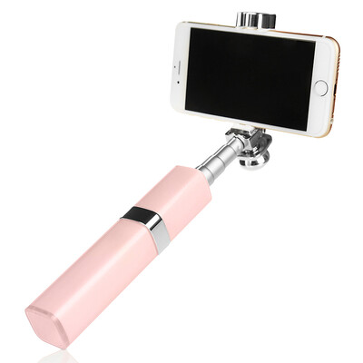 

Chu Li cherllo S04H lip gloss phone self-timer rod Bluetooth version of the red Korean mini-version of the brand since the dry Apple iPhone6 ​​ 6S photo shoots