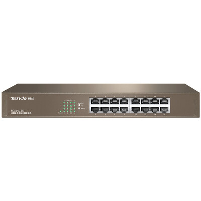 

Tenda (Tenda) TEG1024D 24-портовый сетевой гигабитный настольный инженерных сетей предприятия коммутаторы стали стойки посвященный сплиттер