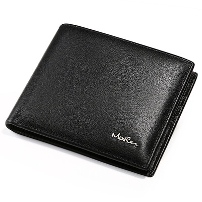 

Scarecrow Mexican Men's Wallets Fashion Casual Poker Cross-Money Money Chiffon Cushion Leather Wallet Wallet MNY30690M-03 Black